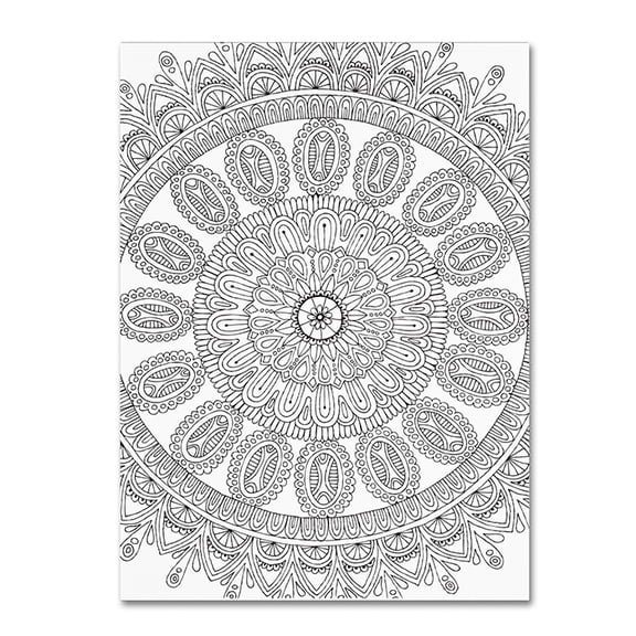 Trademark Fine Art "Mandala" Canvas Art by Hello Angel