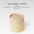 thumbnail image 2 of Vaporera de madera de bambú Wdftyju Kitchen Steamer L, 2 of 6
