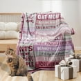 thumbnail image 6 of Cat Mom Gifts Blanket 60" X 50", Cat Mom Gifts for Women, Cat Gifts for Cat Lovers, Cat Mom/Cat Gifts for Women Girls, Cat Lover Gifts for Women, Crazy Cat Lady Christmas Birthday Gifts Throw Blanket, 6 of 6