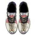 thumbnail image 2 of Memorial Day Veteran We Don't Know Them All But We Owe Them All Shoes Sneakers Black Size 10, 2 of 7
