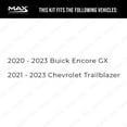 thumbnail image 2 of Max Advanced Brakes - Brake Kit for 2020-2023 Buick Encore GX 2021 2022 2023 Chevrolet Trailblazer Front and Rear Replacement Geomet Coated Disc Brake Rotors and Ceramic Brake Pads, 2 of 9