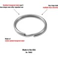 thumbnail image 5 of Lucky Line 1-1/4" Nickel Plated Split Ring; 2 Rings Per Card (76602), 5 of 5