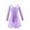 Purple, variant on Gyratedream Toddler Girls Ballet Leotards with Skirt Long Sleeve Dance Dress Kids Gymnastic Ballerina Outfit Dress