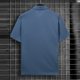 thumbnail image 4 of Camisetas de Manga Larga para Hombre Algodón Turndown Pullover Sólido Camiseta de Fitness, Mangas Cortas Deportes Y Blusa Casual, 4 of 8