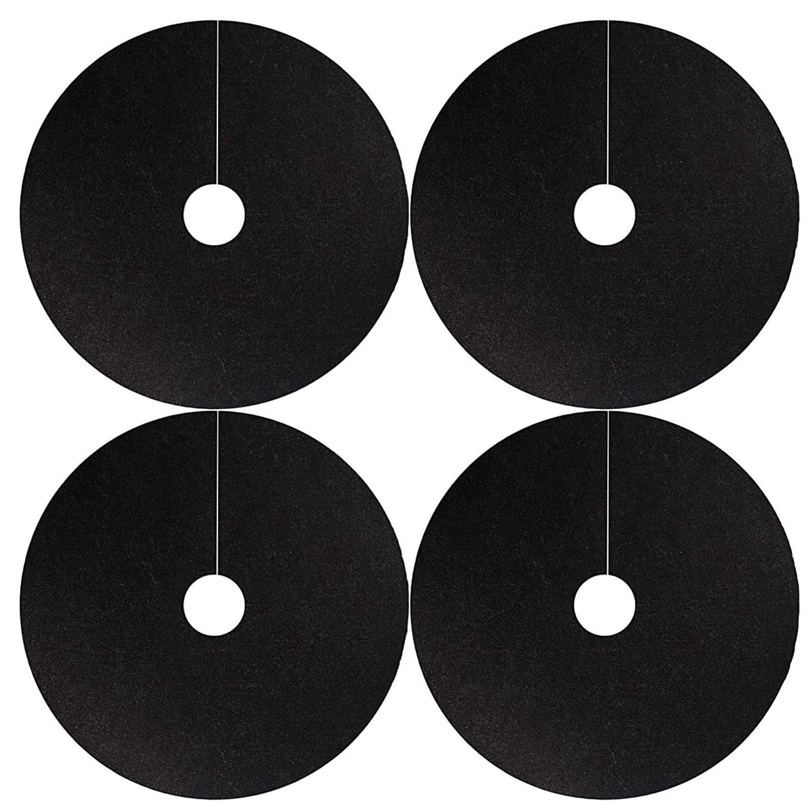 Fzaqwen 10 Count 52cm Mulch Tree Rings for Control, Plant Cover Degradable Pre Cut Holes