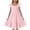 Pink, variant on Big Girls Summer Dresses Normal Dresses for Girls Short Sleeve T Shirt for And Mom Outfits Size Mint Flower Girl Elegant Square Neck Ruffle Back Sleeveless Dress Twirl Party Gown Purple 9-10 Years