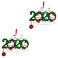 thumbnail image 1 of Adorno navideño Toystoory familia escribible árbol de Navidad estatuilla colgante 4 cabezas 2piezas, 1 of 6