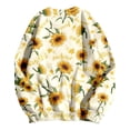 thumbnail image 3 of Puliio Womens Crew Neck Sweatshirt Oversized Soft Vintage Graphic Print Casual Fall Pullover, 3 of 3