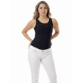 thumbnail image 1 of Underworks Womens Microfiber Light Compression Tank Top. Black X-Large, 1 of 3