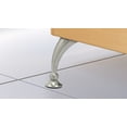 thumbnail image 2 of Richelieu Bp40730195 4-1/2" Tall Metal Furniture Leg - Nickel, 2 of 3
