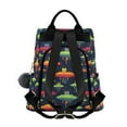thumbnail image 2 of FORMRS Women's Travel Backpack Purse Anti-Theft Hidden Pockets Casual Shoulder Bag, Colorful Space Cat, 2 of 7