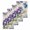 Beige, variant on Blue Purple Flowers Kitchen Dish Towels for Drying Dishes Set of 4, Spring Seasonal Botanical Florals Waffle Weave Microfiber Hand Tea Bathroom Towels Quick Dry & Absorbent Towel 12x12