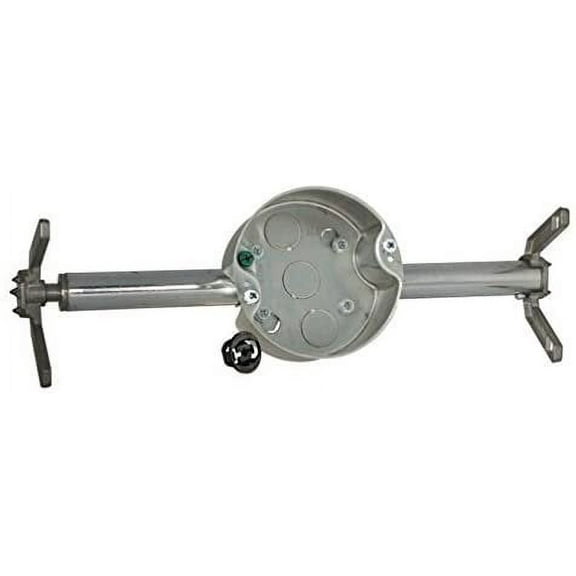 RACO Ceiling Fan Box and Support, 4 in Ceiling Box for Fan - Gray - Pack of 4