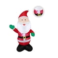 thumbnail image 5 of Inflable Navideño La Merced Santa Claus Regordete Clásico Simpático Poliéster Pu Alta Resistencia Iluminación Led, 5 of 5