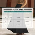 thumbnail image 3 of WWV Womens Long Skirt Elastic Waisted Pocket Zipper Flowy Swing Skirt Dress Summer Solid Color Casual Ladies Loose Fit Weekend Skirt Black L, 3 of 7