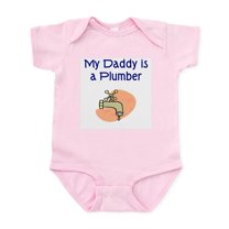 CafePress - My Daddy Is A Plumber Infant Bodysuit - Baby Light Bodysuit, Size Newborn - 24 Months