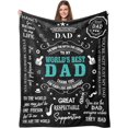 thumbnail image 1 of LHSHID Fathers Day Grandpa Gifts Throw Blanket Gifts for Grandpa Grandpa Birthday Gifts Ideas from Grandson Granddaughter Gifts for Grandpa from Grandkids Grandfather Gifts for Fathers Day 40x50in, 1 of 6