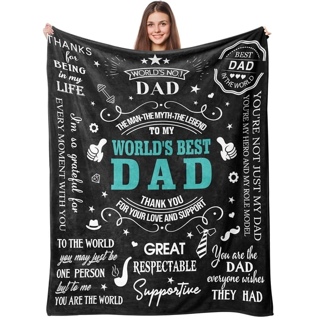 LHSHID Fathers Day Grandpa Gifts Throw Blanket Gifts for Grandpa Grandpa Birthday Gifts Ideas from Grandson Granddaughter Gifts for Grandpa from Grandkids Grandfather Gifts for Fathers Day 40x50in
