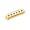 Gold 48mmx1, variant on LOOKSEVEN 1/2/3 Pcs Brass Metal SSS Single Coil Pickup Covers For Fender SQ Strat 5 Colors- Gold 52mmx1