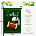 thumbnail image 3 of Football Garden Flag Football Helmet Double Sided Yard Flag The Big Game Polyeaster Garden Flags Sunday Sports Party Vertical Green House Banner 12 x 18 Inch Outdoor Decorative, 3 of 7