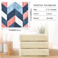 thumbnail image 6 of Yayeee 6 Pack Kitchen Dish Cloths Set for Washing Soft Drying Absorbent Microfiber Towels, Blue Geometric, 6 of 9