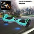 Hoverboard Offroad All Terrain Flash Wheel Self Balancing Hoverboards with Bluetooth Speaker