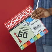 Monopoly Board Game, Classic Game with Storage Tray and Larger Tokens, Family Games for Kids, 8 and up