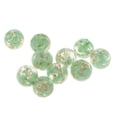 thumbnail image 1 of 10 cuentas de vidrio con agujeros grandes de 14 mm para hacer joyas Verde, 1 of 9