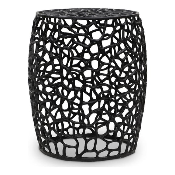 Meridian Furniture Priya Black Aluminum End Table