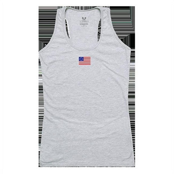 Rapid Dominance  Betsy Ross 1 Graphic Tank Top, Heather Grey - Small