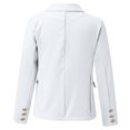 thumbnail image 3 of Vedolay Tops for Women Womens Oversized Trendy Blazers Fashion Casual Dressy Blazer Jackets,White M, 3 of 5