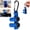 Blue, variant on Right-Angle Ruler Clamp, Tall Stair Gauges with Holder Hook, Hexagonal Stable Lock with Holder & Hook for Framing Square Support & Circular Saw, Precision Woodworking Layout Tool for Speed Square