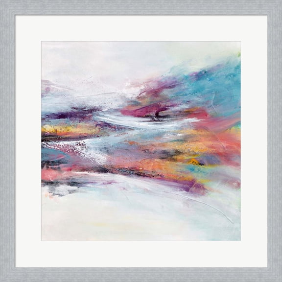 Great Art Now Intersecting Time by Karen Hale, Framed Wall Art, 19.5W x 19.5H