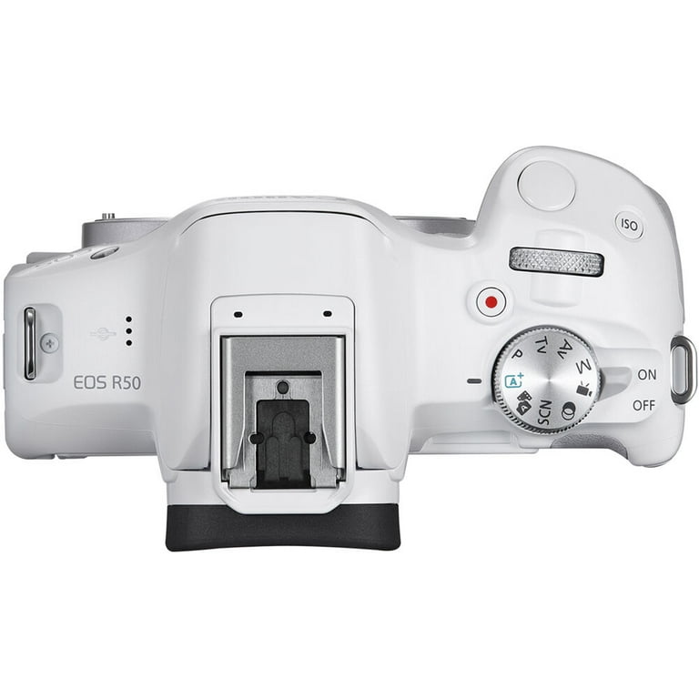 Canon EOS R50 Mirrorless Camera (White) - 5812C002 - Walmart.com