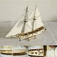 thumbnail image 5 of De Bronce Velero De Madera Kit De Barco Hogar Diy Modelo Decoración Barco Regalos Juguete Para Niños 7 Uds Piezas seitruly FN007182-01, 5 of 6