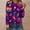 Purple, variant on Outfmvch Mardi Gras Shirts Women Mardi Gras Sequin Sweatshirt Mardi Gras Sweatshirt for Women Fall Essentials Women Mardi Gras Shirt Long Workout Tops for Women Green L