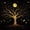 Sun Moon 10, variant on Homewish Tree of Life Flower Kitchen Curtains, Botanical Animal Theme Black Out Curtains Pack of 2 (42x63 Each)