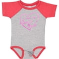 thumbnail image 3 of Inktastic I Love My Aunt and Uncle in Pink Chalk Heart Boys or Girls Baby Bodysuit, 3 of 5