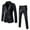 Gold, variant on Men's Shiny Open Slim Fit One Button Two Piece Suit