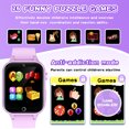 thumbnail image 3 of Vakzovy 1.54" Smart Watch for Girls Smart Watch for Kids with Camera Games Pedometer Video MP3 Flashlights Calculator Alarm Clock Children Touch Screen Purple, 3 of 8