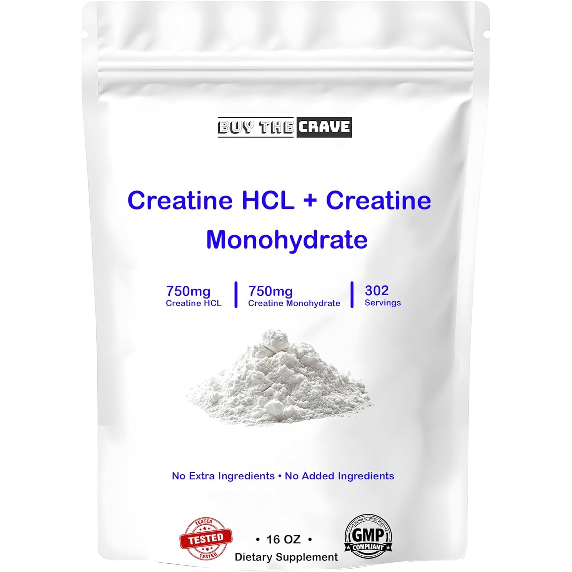 Buy The Crave: Creatine HCL and Creatine Monohydrate Amino Acid Supplements, 16 Oz