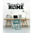 thumbnail image 3 of Bedroom Décor No Place Like Home Softball Wall Decals Vinyl Lettering Art 28x11-Inch Blk, 3 of 5
