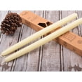 thumbnail image 3 of Hyoola 6 inch Handmade All Natural Beeswax Taper Candles White Honey Scent 2 Pack, 3 of 4