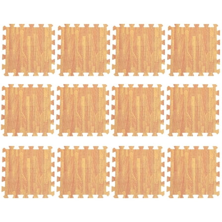 MLINS  12 Pcs Colored Floor Pad Puzzle Baby Gym Play Mat Toddler Child