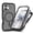 Black, variant on Dteck Magnetic Full Body Protection Case with Camera Lens Protector for iPhone 17,Shockproof TPU+PC Built-in Screen Protector Case Compatible with Mag Safe Matte Back Cover ,Green