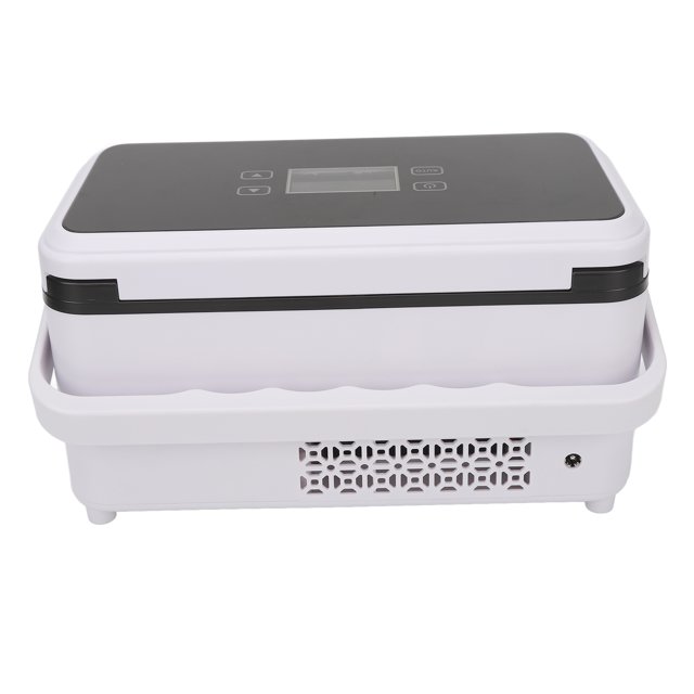 Insulin Cooler Travel Case, Temperature Adjust Insulin Refrigerated Box LED Screen For Car Use For Various Medicines
