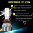 thumbnail image 3 of 9005 9006 H11 LED Headlight Kit High Low Beam Bulb Fog Light Set 6000K(H11-Fanless/1Pair), 3 of 8