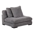 thumbnail image 3 of Moe's Home Collection Tumble Slipper Chair Charcoal, 3 of 5