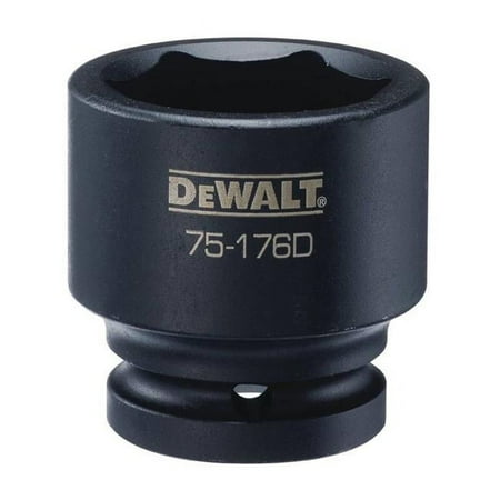 UPC: 0076174751765 | DeWALT DWMT75176OSP Impact Socket 3/4 in Drive 38 mm Socket 6-Point Black Oxide