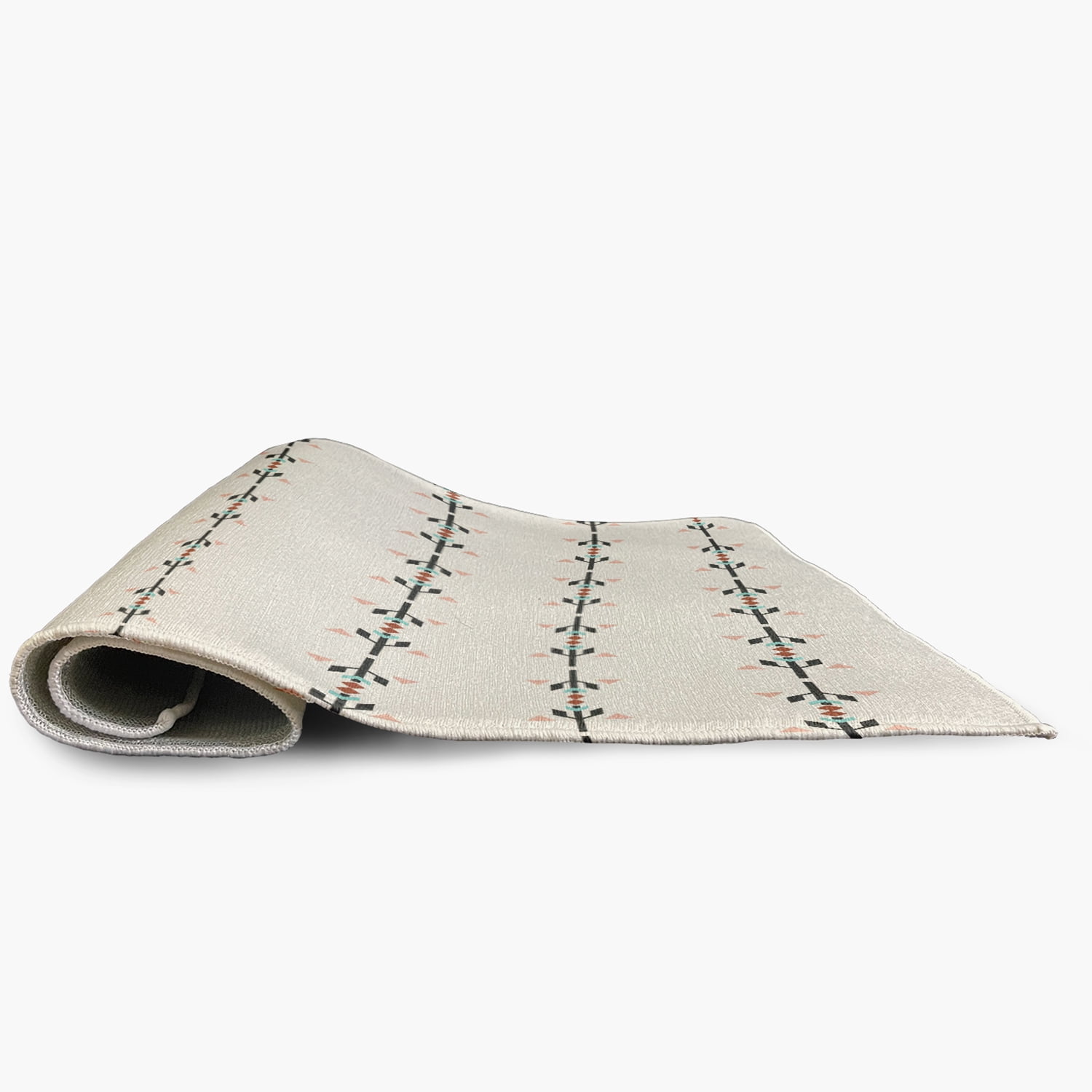Simply Daisy 2' x 3' Gray Jodhpur Stripe Spring Chenille Indoor/Outdoor Rug